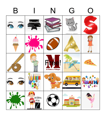 Find a Friend Bingo Card