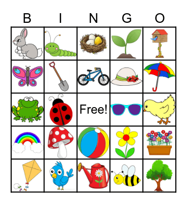 Spring Bingo! Bingo Card