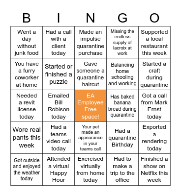 ENGBERG ANDERSON BINGO ROUND Bingo Card