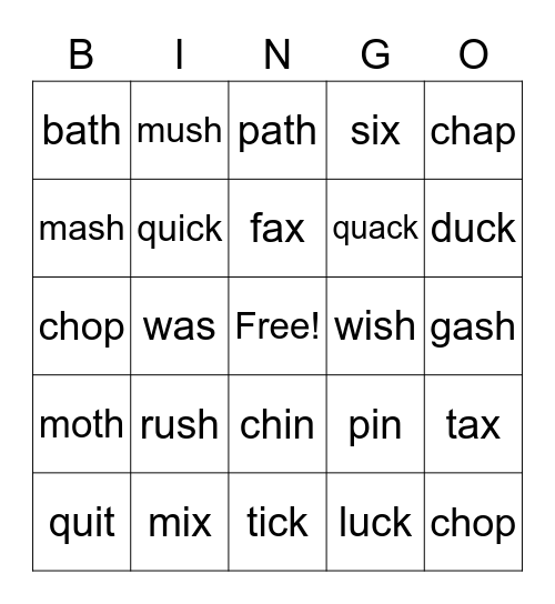 Jaylah Bingo Card