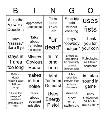 dingo bingo Card