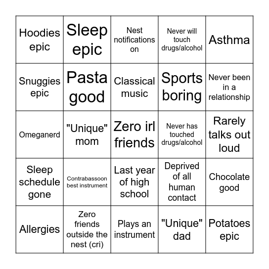 ContraBingo Card