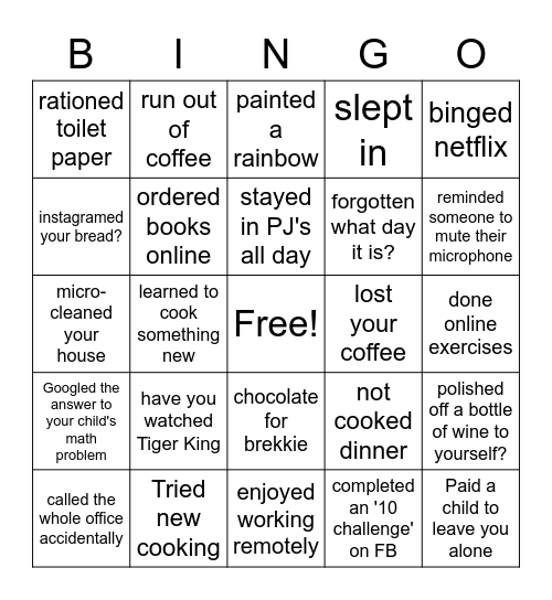 Step Fwd IT Bingo Card