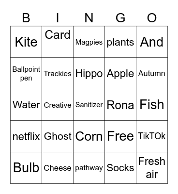 Yes AND? Bingo Card
