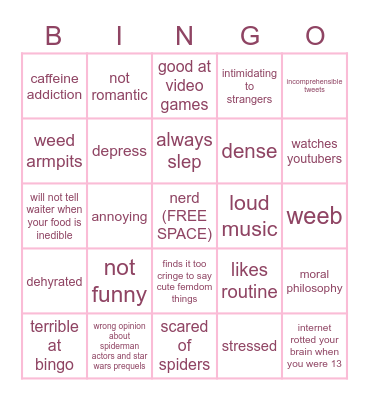 Are you tea? Bingo Card