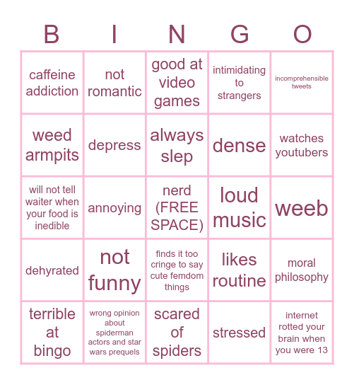 Are you tea? Bingo Card