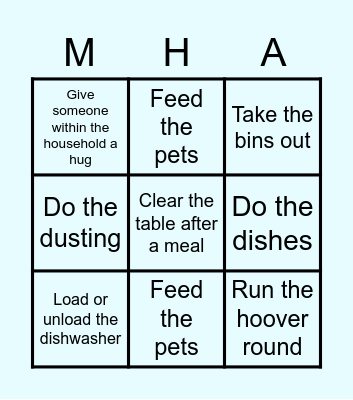 Kindness Bingo Card Bingo Card