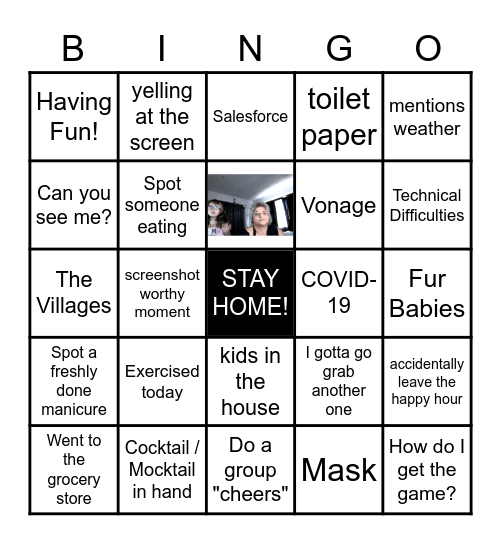 JCSC Virtual Happy Hour Bingo Card