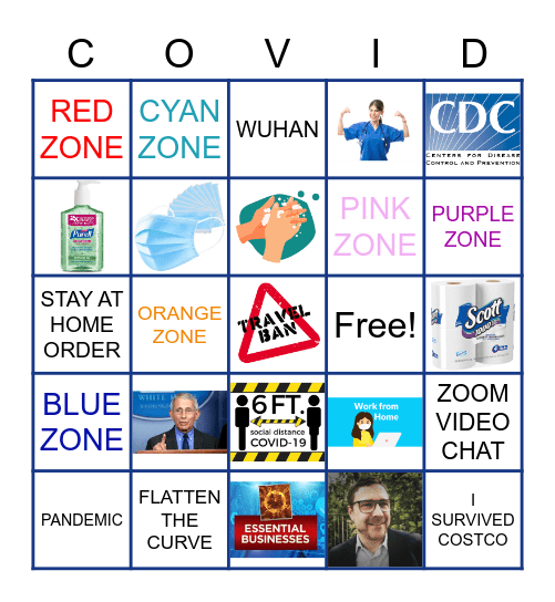 CORONAVIRUS BINGO Card