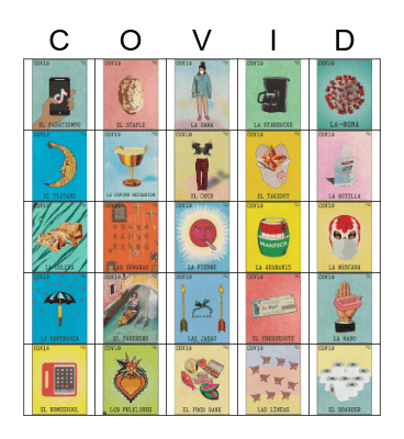 Virtual Loteria Bingo Card