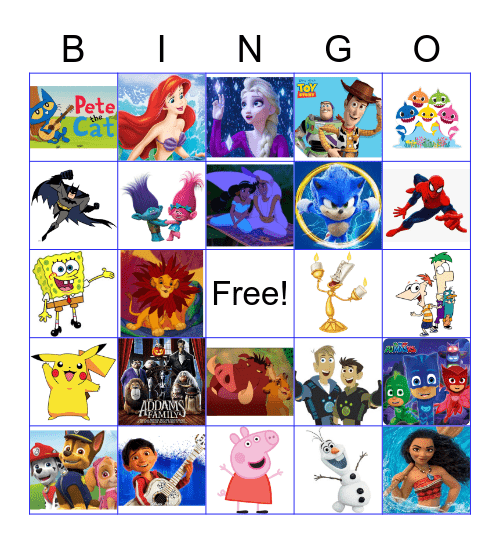 Music Bingo! Bingo Card