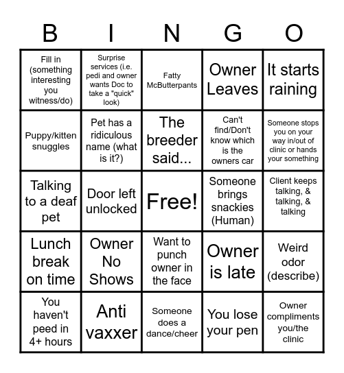 Let's Do This Bingo Card