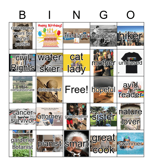 Denise's Bingo Birthday Bingo Card