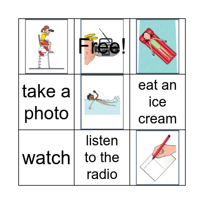 Incredible English 2 - Unit 9 Bingo Card