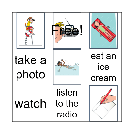 Incredible English 2 - Unit 9 Bingo Card