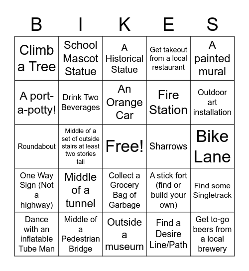#valleycat2020 Bingo Card