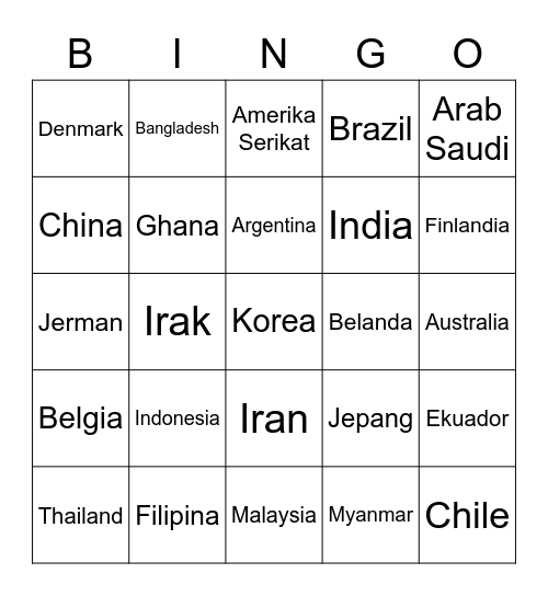@ENA92KSJ Bingo Card