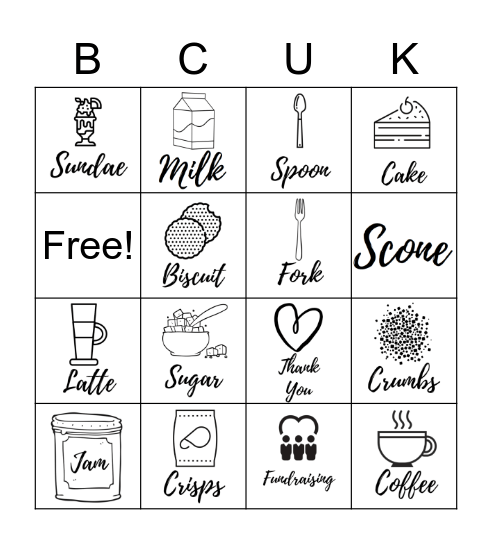 Bingo to Beat Blood Cancer Bingo Card