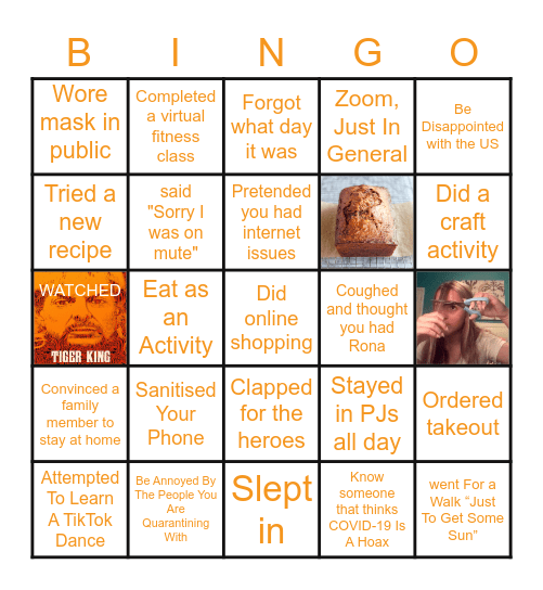 MV30th - QuaranTingo! Bingo Card