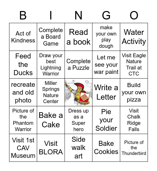 57th ESB Bingo Card