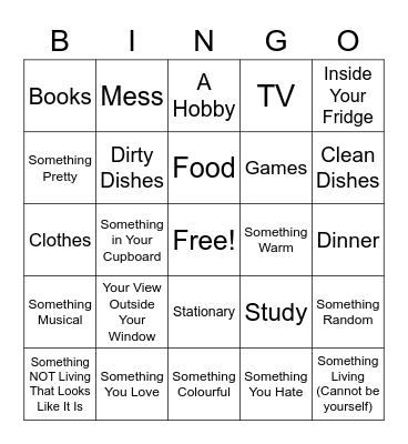 3rd Floor Scavenger Bingo! Bingo Card