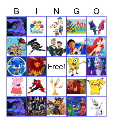 Music Bingo! Bingo Card