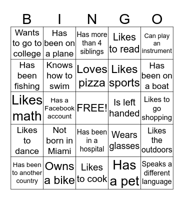 Educate Tomorrow Bingo Card
