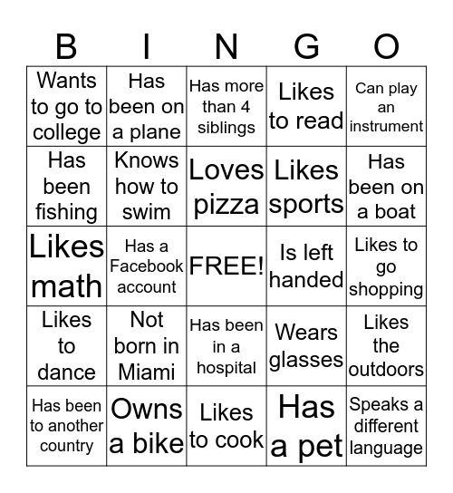 Educate Tomorrow Bingo Card