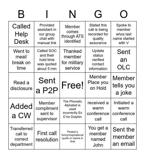 Super Bee-ngo Bingo Card