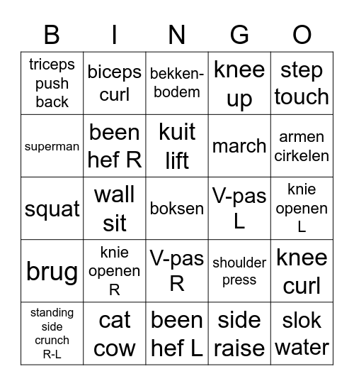 Babybingo Card