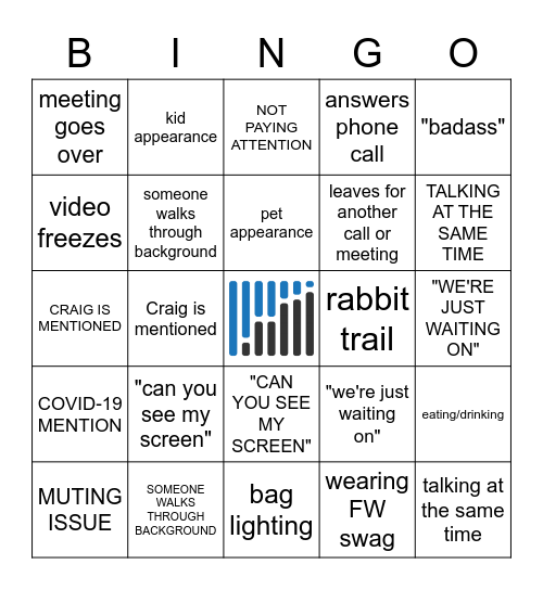 FW BINGO Card