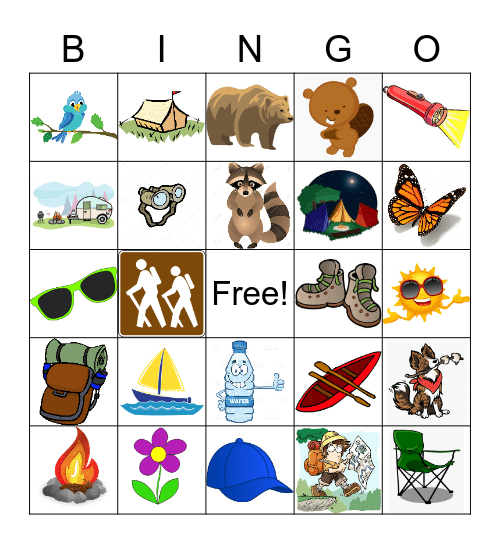 CAMP BINGO Card