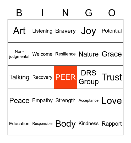 RAMS PWC Bingo Card