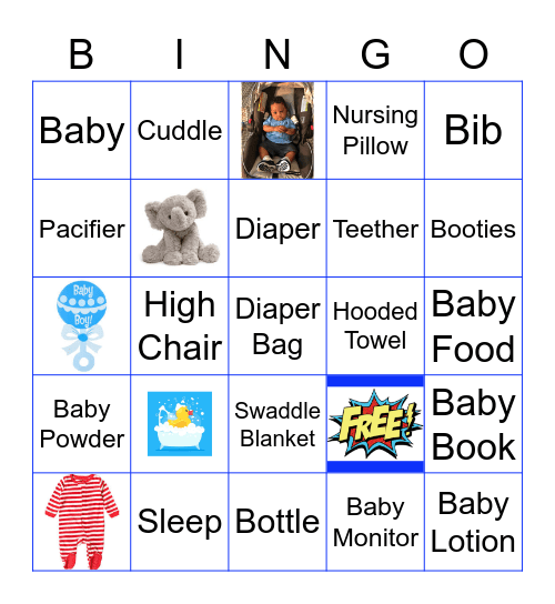 Michelle´s Baby Bingo Card