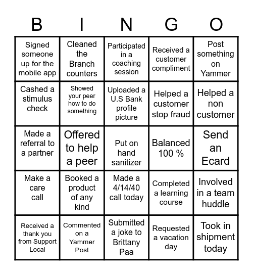 WI CBB Bingo Card