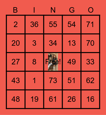 GELLY'S BINGO Card