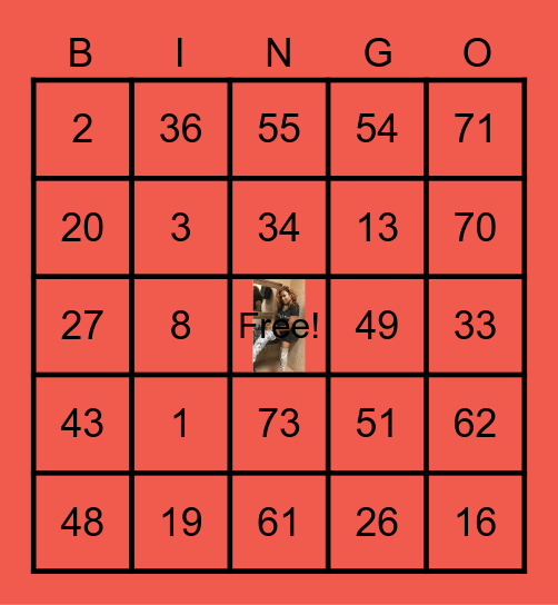GELLY'S BINGO Card