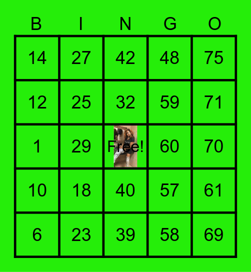 GELLY'$ BINGO Card