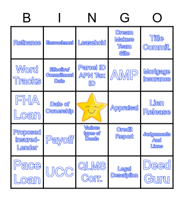 Let's Have A Little Fun Reviewing Bingo Card