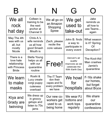 KEPingo Bingo Card