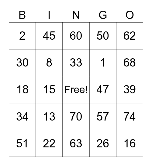 BINGO KA DAY! Bingo Card