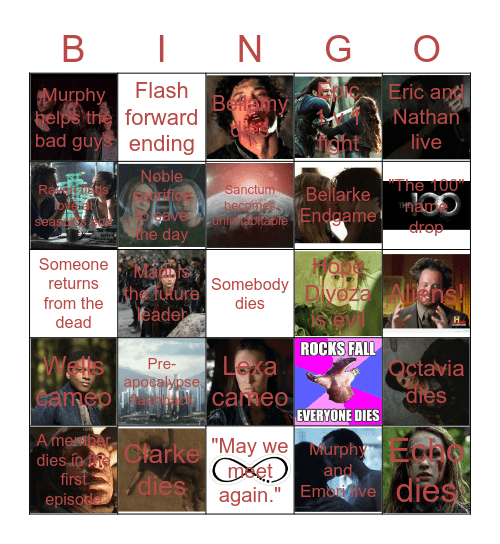 The 100 Bingo Card Bingo Card