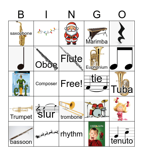 Holiday 2023 Bingo Card