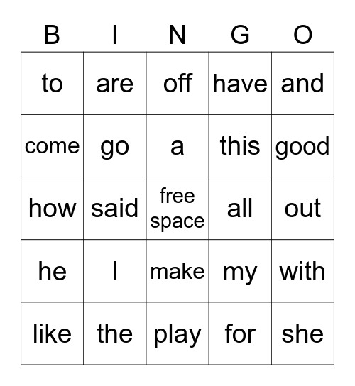 Lucy Mai Langton bingo boards Bingo Card