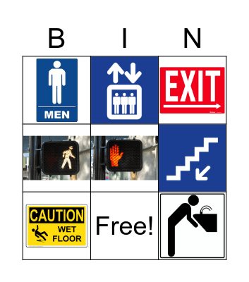 Community Signs Bingo 3x3 Bingo Card