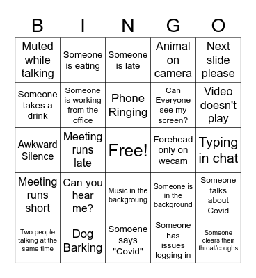 LEAD BINGO Card