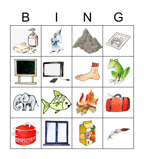 F - Bingo Card