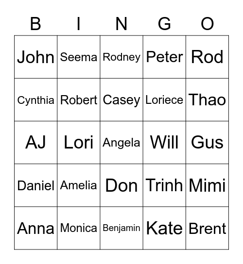 Q2 Employee Engagement SBALC Bingo! Bingo Card