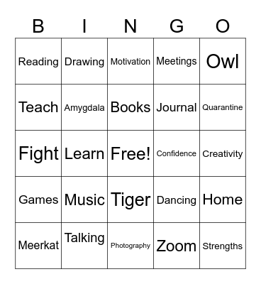 ETC bingo - May 21 Bingo Card