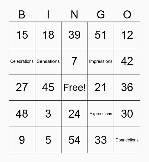 The Conservatory at Champion Forest Bingo Card